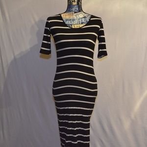 Striped Tee Shirt Dress